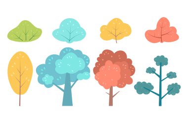 Çizgi film Ormanı Manzarası