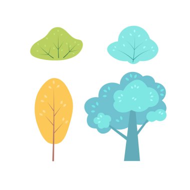 Çizgi film Ormanı Manzarası