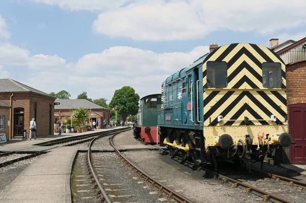 Didcot Oxford Inglaterra Junho 2021 Locomotiva Shunter Diesel Centro Didcot — Fotografia de Stock
