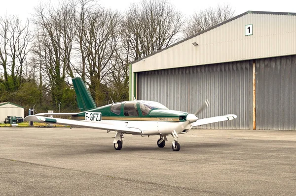 Haverfordwest Wales March 2022 French Registered Socata Trinidad Single Engined — Stock Photo, Image