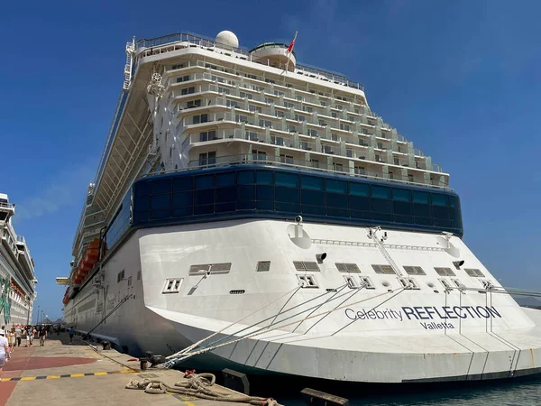 Kusadasi Turkey May 2022 Rear View Celebrity Reflection Cruise Ship — 스톡 사진