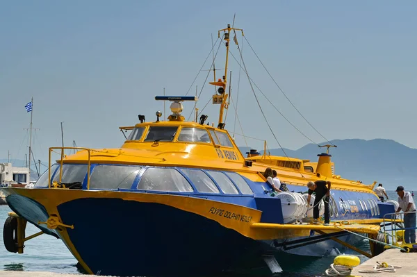 Aegina Greece May 2022 Front High Speed Hydrofoil Passenger Ferry — Photo