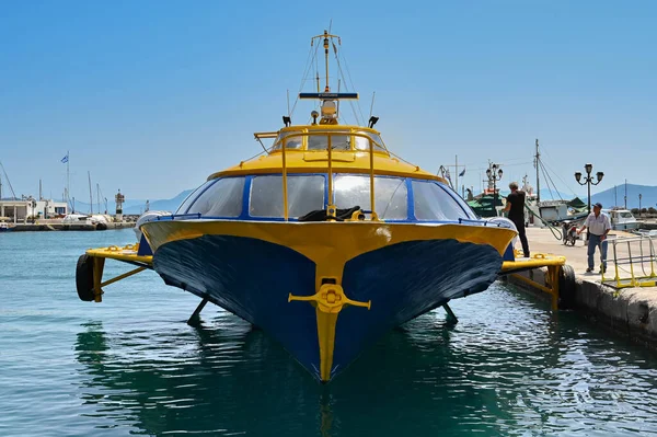 Aegina Greece May 2022 Head View High Speed Hydrofoil Passenger — Photo