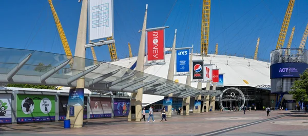 London England June 2022 Panoramic View Front Entrance Arena Greenwich — Foto Stock