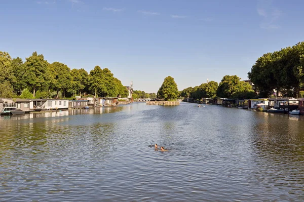 Utrecht Netherlands August 2022 Scenic View One City Canals Two — Foto de Stock