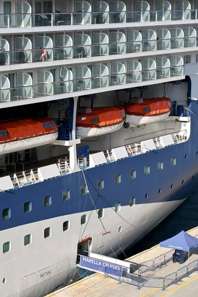 Corfu Greece June 2022 Marella Cruise Ship Docked Port Corfu — Stock Photo, Image