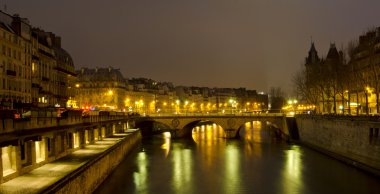 görünüm veya gece Paris'te