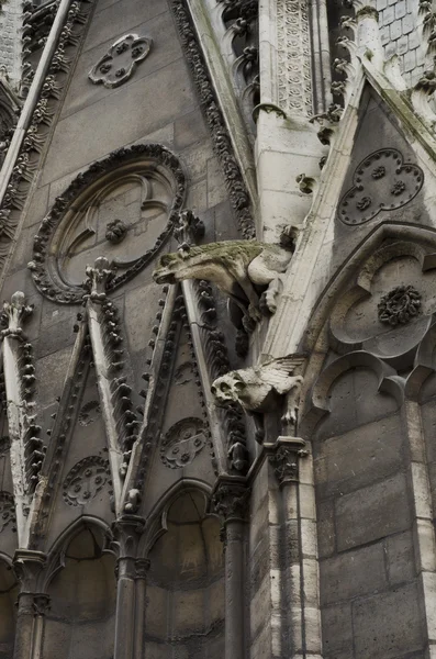 Vista da catedral de Notre-Dame em Paris — Fotografia de Stock