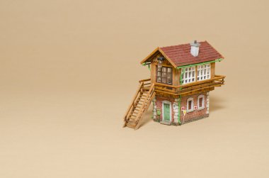 el yapımı model eski bina