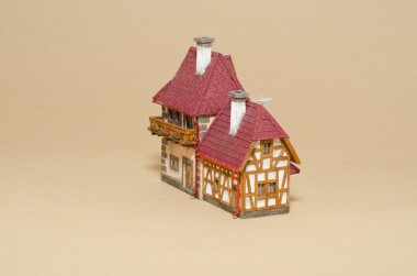 el yapımı model eski bina