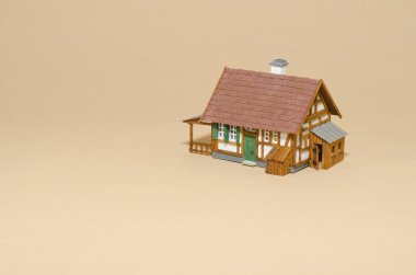 el yapımı model eski bina