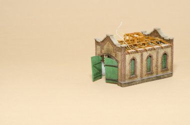 el yapımı model eski bina