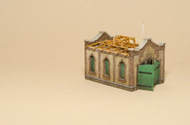 el yapımı model eski bina