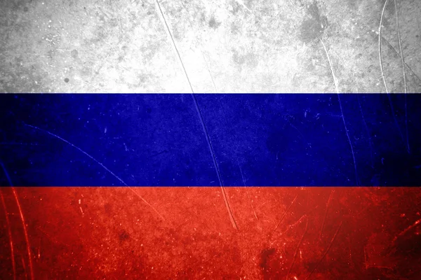 Grunge russian flag — Stock Photo, Image