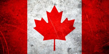 Grunge Kanada bayrağı