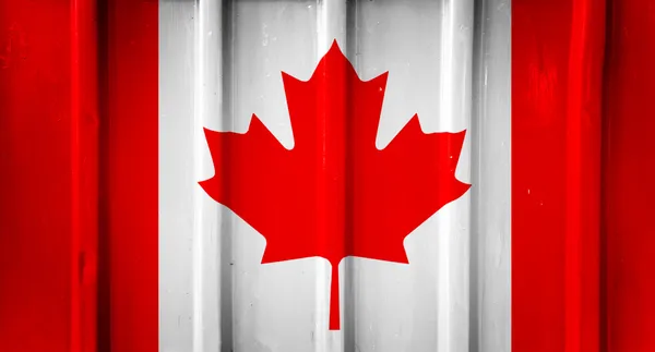 Grunge canadian flag — Stock Photo, Image