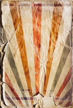 Retro canlanma sunbeam afiş arka plan rengi