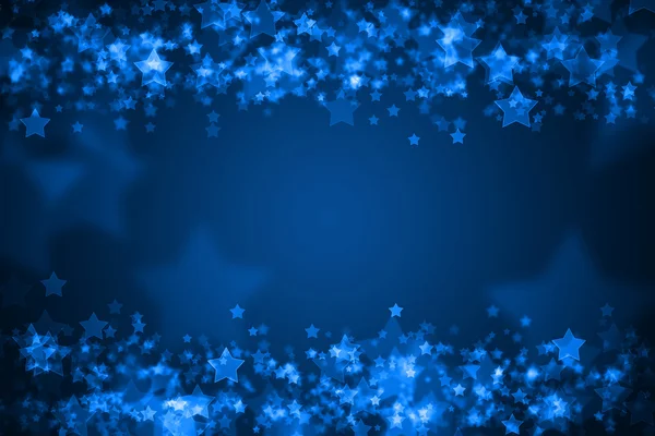 Fondo de vacaciones bokeh brillante azul — Foto de Stock