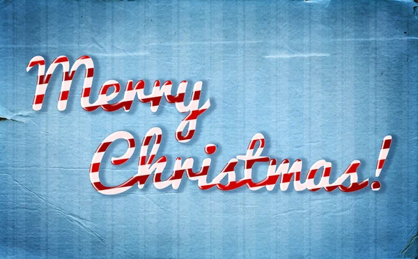 Boże Narodzenie tło z mięty pieprzowej stożek styl pozdrowienia — Zdjęcie stockowe