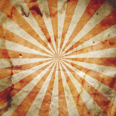 Retro canlanma sunbeam afiş arka plan
