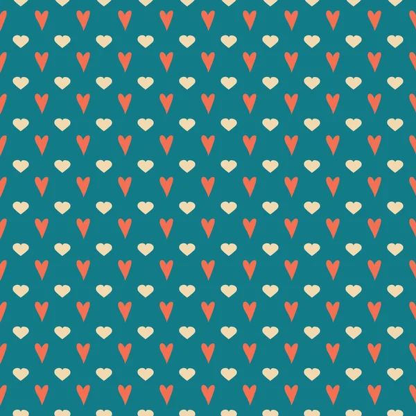 Lindo fondo simple sin costuras día de San Valentín — Vector de stock