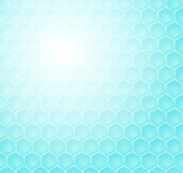 Seamless abstract blue hexagon pattern (vector) — Stock Illustration Seamless abstract blue hexagon pattern (vector) Stock Vector
