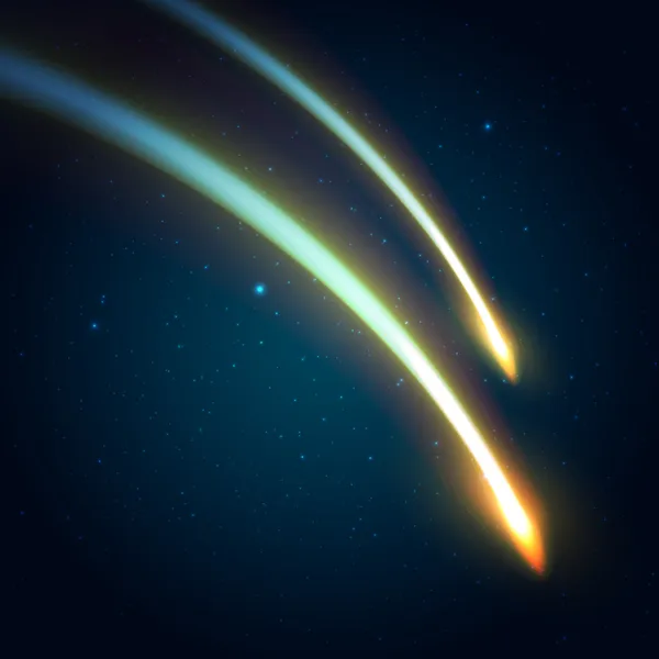 彗星の尾ストックベクター ロイヤリティフリー彗星の尾イラスト Depositphotos