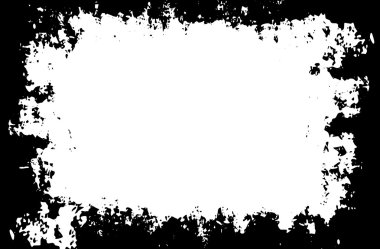 vektör sınır tasarımlarınız için boyalı grunge