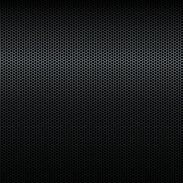 Texture métallique noire vectorielle sans couture avec surbrillance — Image vectorielle