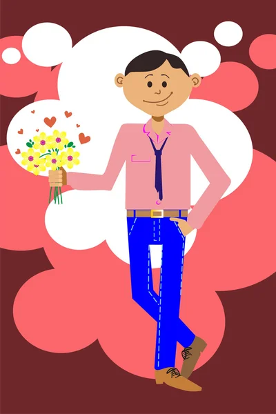 adam bir buket renkleri