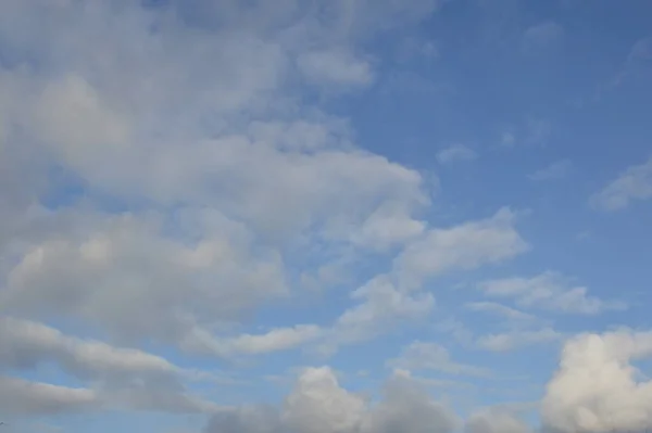 Clouds Blue Sky Winter — стоковое фото