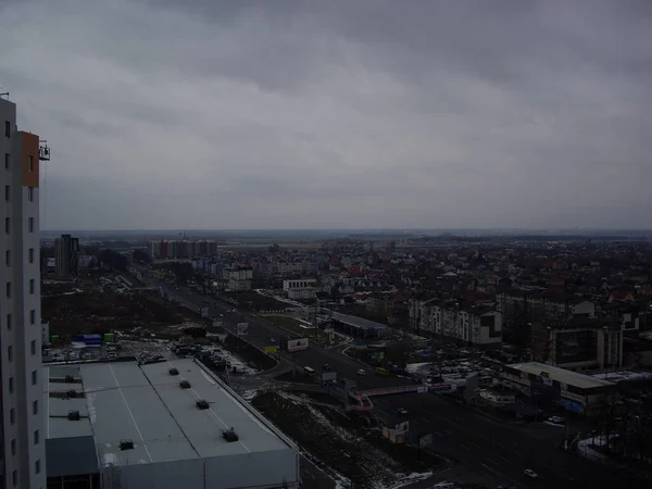 Киев Украина Января 2022 Город Высоты Высотных Зданий — стоковое фото