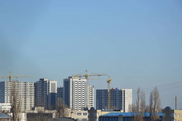 Панорама Нового Развития Установленном Городе — стоковое фото