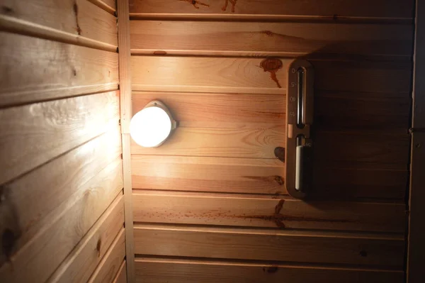 Het Interieur Van Sauna Bad Voor Een Wassen Nemen Van — Stockfoto