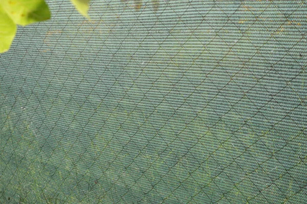 Installation Shading Net Chain Link Fence — Zdjęcie stockowe