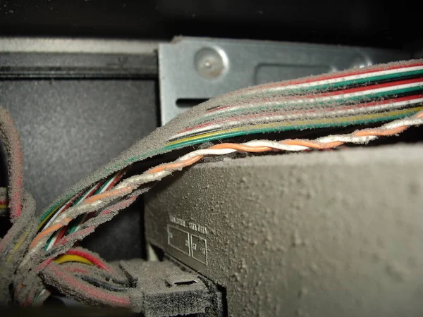 Computer Repair Wires Board Fans — Fotografia de Stock
