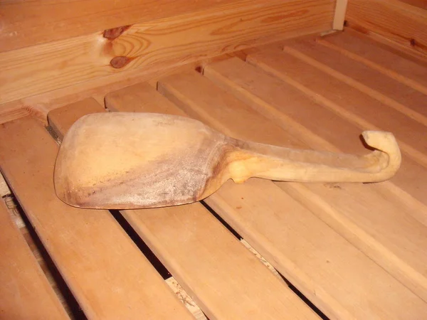 Interior Wooden Sauna — ストック写真