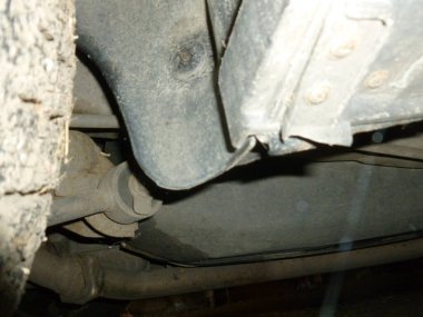 Technical inspection of the car at a the service station