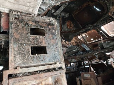 Heavy military equipment destroyed in the  battle