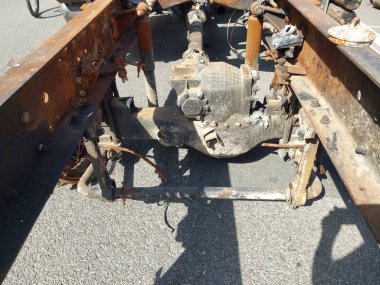 Heavy military equipment destroyed in the  battle