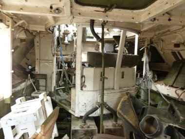 Heavy military equipment destroyed in the  battle