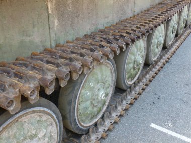 Heavy military equipment destroyed in the  battle