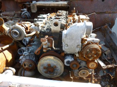 Heavy military equipment destroyed in the  battle