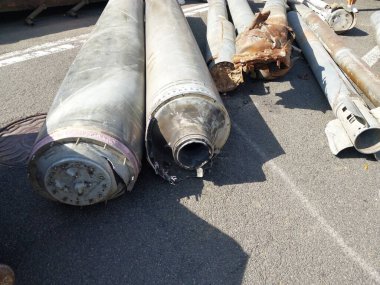 Cluster munition missiles destroyed in a the war