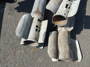 Cluster munition missiles destroyed in a the war