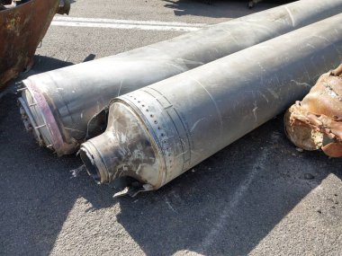 Cluster munition missiles destroyed in a the war