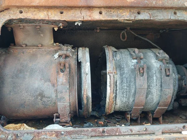 Heavy military equipment destroyed in the  battle