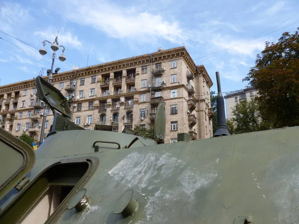 Heavy military equipment destroyed in the  battle