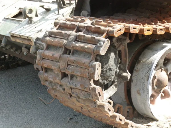 Heavy military equipment destroyed in the  battle