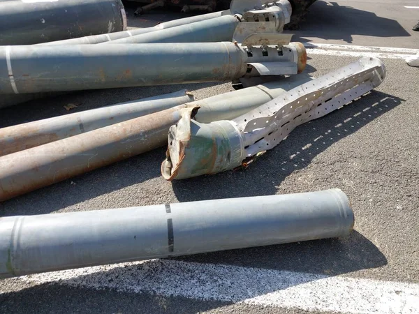 Cluster munition missiles destroyed in a the war